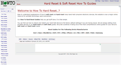 Desktop Screenshot of howtoreset.com