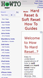 Mobile Screenshot of howtoreset.com