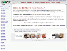 Tablet Screenshot of howtoreset.com